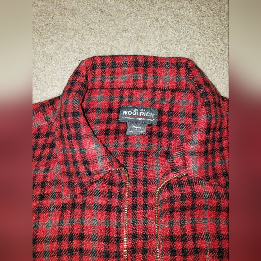 Woolrich Size Small Flannel Lightweight Jacket
